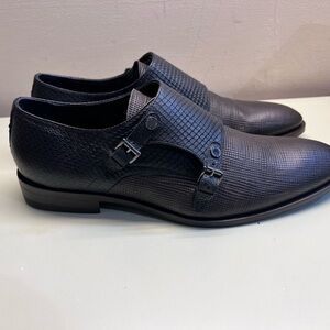 Alessandro Dell'Acqua Black Leather Oxfords